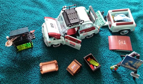 Minifigs fiat 500 picnic car - 500,