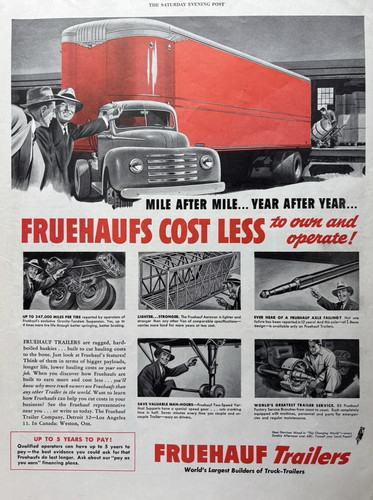 1949 fruehauf truck trailers - 1949,