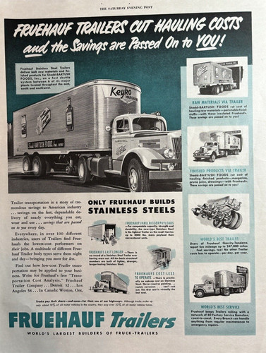 1950 freuhauf truck - 1950,